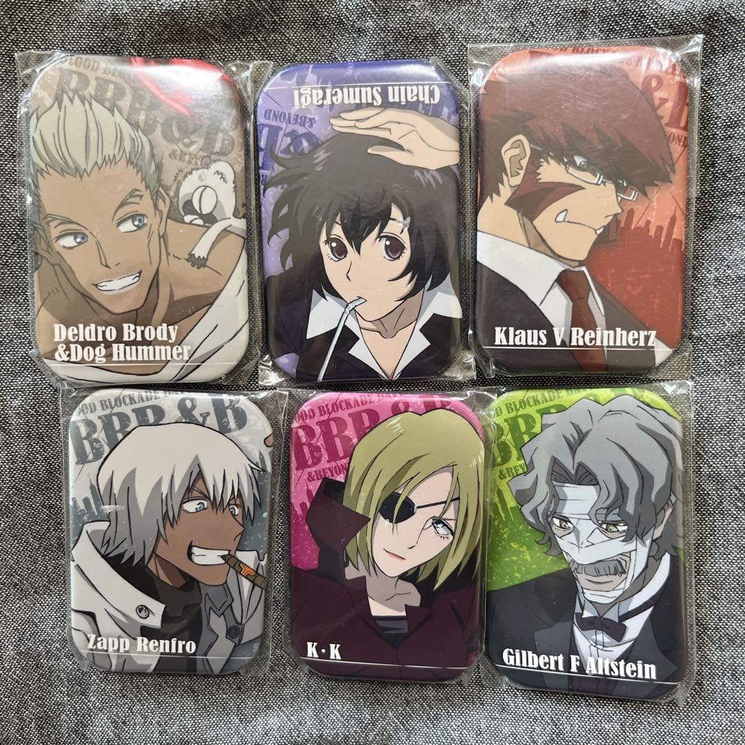 血界戦線 ドでか 缶バッジ レオナルド ザップ スティーブン等 血界戦線 ドでか 缶バッジ レオナルド ザップ スティーブン等 血界戦線